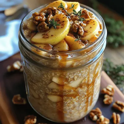 Apple Pie Overnight Oats: A Delicious and Nutritious Breakfast Choice
