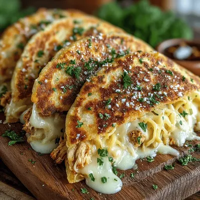 Mini Chicken Alfredo Tortilla Melts Recipe