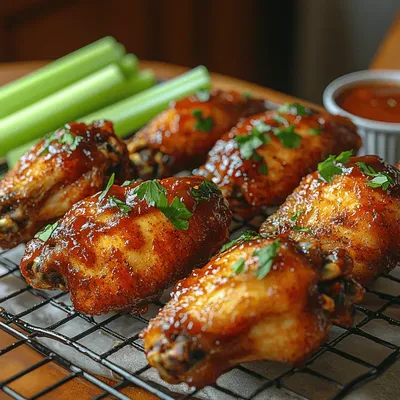 Smoky Sweet Heaven: Oven-Baked BBQ Chicken Wings