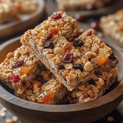 Crunchy Chewy Nutty Delight Granola Bars