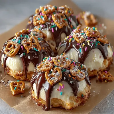 Frozen Yogurt Chocolate Pretzel Clusters: The Perfect Treat