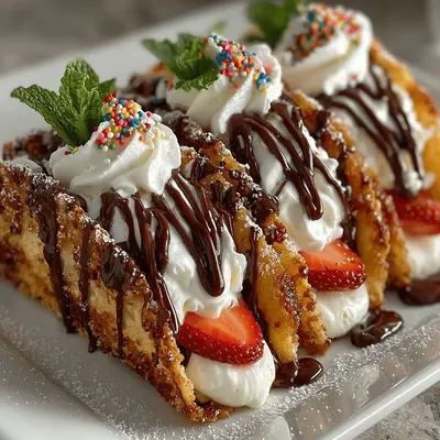 Crispy Neapolitan Cake Tacos: A Sweet Twist on Tradition