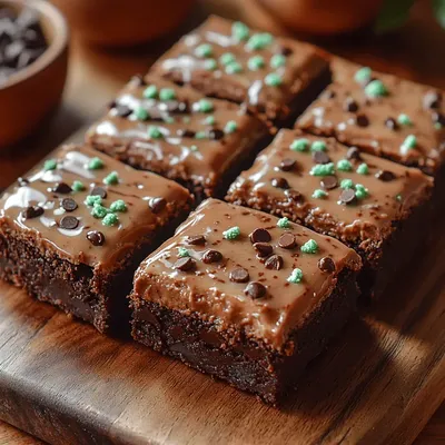 Minty Irish Brownie Bliss: A Delicious Festive Treat