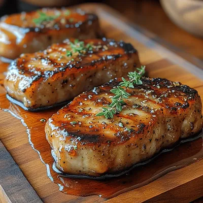 Maple Bourbon Glazed Pork Chops: A Flavorful Culinary Adventure
