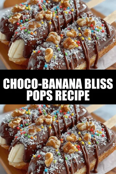 Choco-Banana Bliss Pops Recipe