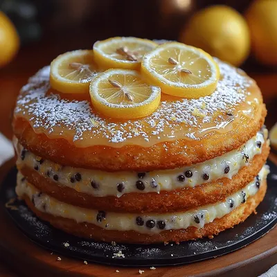 Zesty Lemon Bliss Cake Recipe