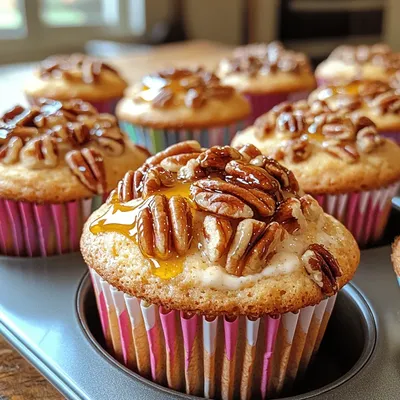 Honey Pecan Cheesecake Muffins Recipe