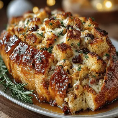 Maple-Glazed Turkey with Apple Stuffing