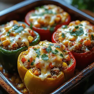Colorful Turkey Delight Peppers: A Nutritious and Flavorful Meal Option