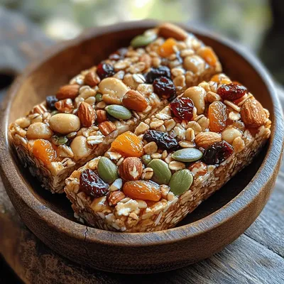Crunchy Nutty Delight Granola Bars