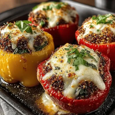 Savory Turkey and Spinach Stuffed Peppers Recipe