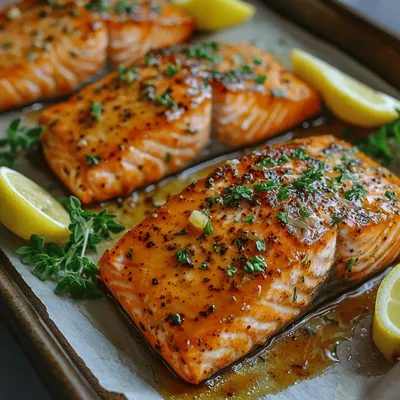 Maple Dijon Roasted Salmon Recipe