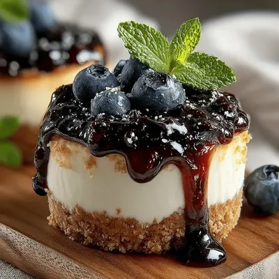 Delightful No-Bake Blueberry Cheesecake Cups