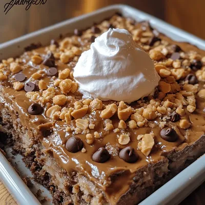 Decadent Chocolate Peanut Butter Dump Cake Recipe