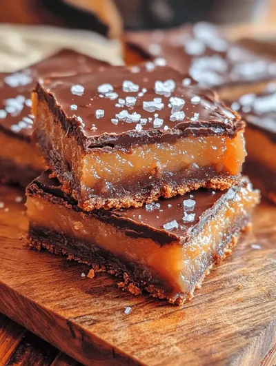 Salted Caramel Chocolate Sugar Cookie Bars Recipe