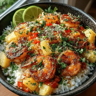 Tropical Bliss: Summer Shrimp & Pineapple Rice Bowls