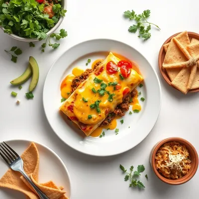 Cheesy Beef Delight Enchiladas