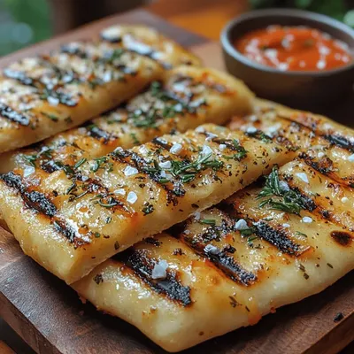 Garlic Herb Grilled Flatbread: A Culinary Delight