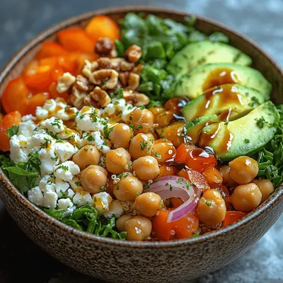 Satisfying Protein-Packed Salad Bowl: A Nutritional Delight