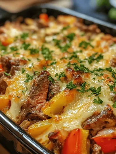 Philly Cheese Steak Casserole: A Hearty Comfort Food Delight