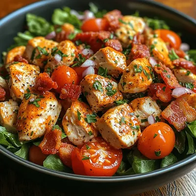 Crispy BLT Chicken Salad: A Delicious Fusion of Flavor