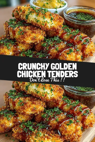 Crunchy Golden Chicken Tenders