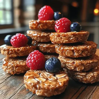 Banana Berry Oat Bites