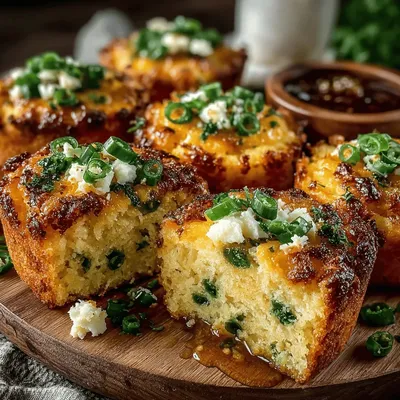 Mini Cheddar Cornbread Sliders Recipe
