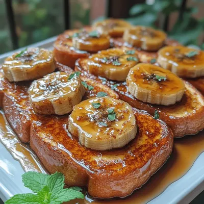 Deliciously Indulgent Caramelized Banana French Toast