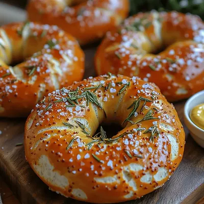 Rosemary Sea Salt Soft Pretzels: A Delicious Homemade Snack