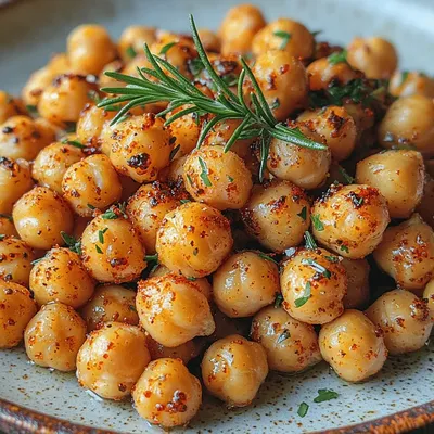 Crunchy Chickpea Delight: A Tasty Plant-Based Snack