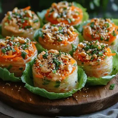Crunchy Thai Noodle Salad Cups: A Flavorful and Healthy Delight