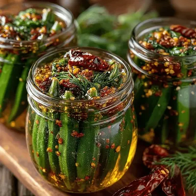 Spicy Zesty Quick Pickled Okra: Step-by-Step Guide