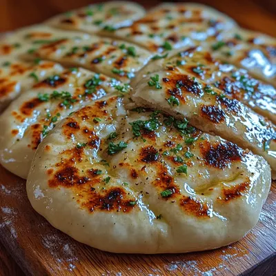 Fluffy Garlic Naan Bread Recipe: A Culinary Delight