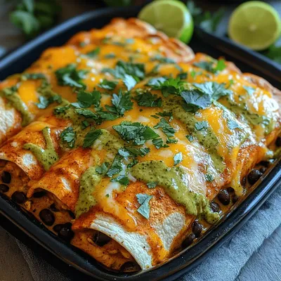 Verde Delight: Green Chile Chicken Enchilada Casserole