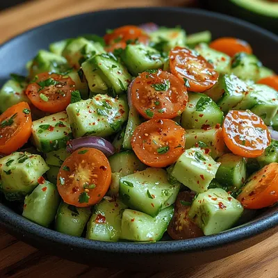 Cool & Creamy Cucumber Avocado Salad: A Refreshing Delight