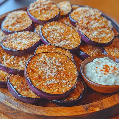 Crunchy Delight: Crispy Air-Fryer Eggplant Chips