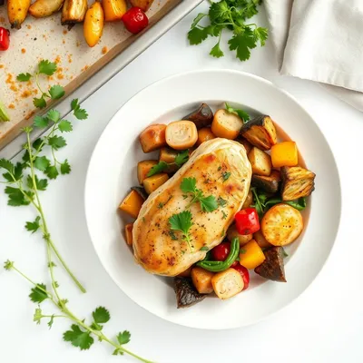 Sheet Pan Veggie Delight with Chicken