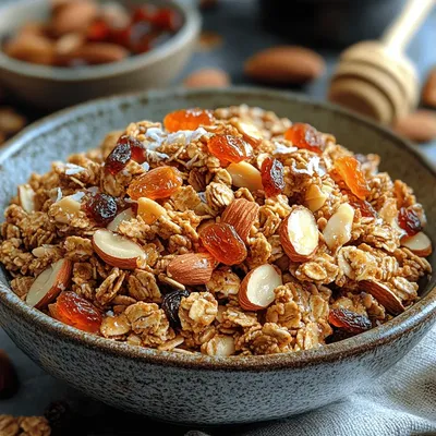 Crunchy Honey Almond Granola: A Nutritious Start to Your Day