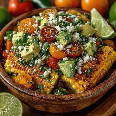 Sweet Corn & Avocado Fiesta Salad