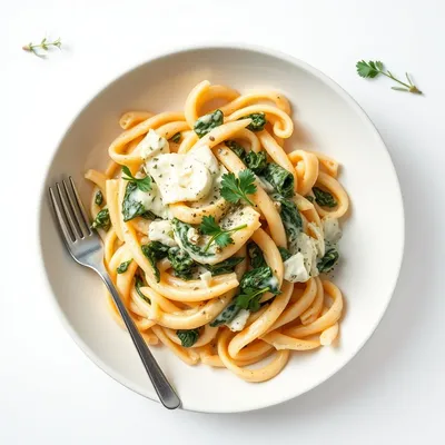 Creamy Spinach Ricotta Pasta Bake