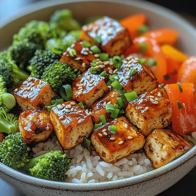 Savory Teriyaki Tofu Bowl: A Plant-Based Delight