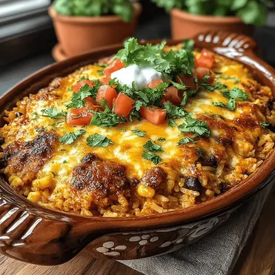 Zesty Baked Chicken & Rice Casserole: A Flavorful Delight