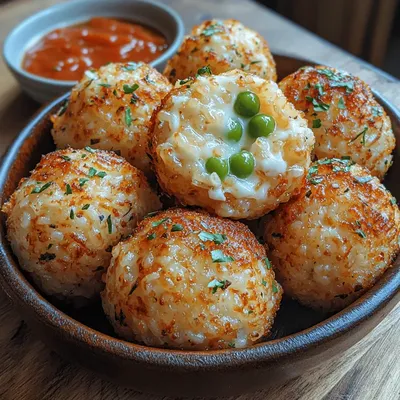 Golden Italian Delights: Arancini Rice Balls