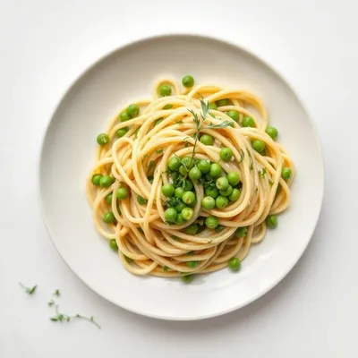 Garlicky Pea Bliss Pasta