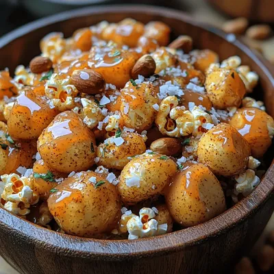 Coconut Caramel Popcorn Delight: A Sweet and Savory Treat