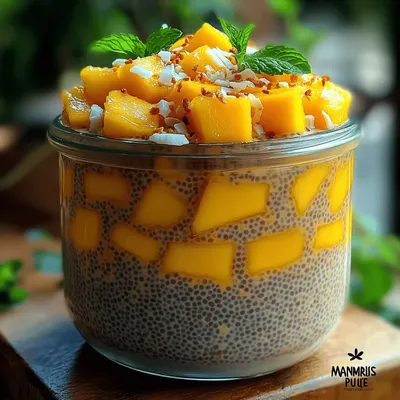 Tropical Bliss Mango Chia Pudding: A Refreshing Summer Treat