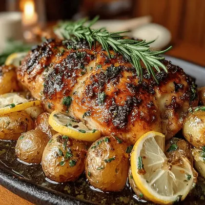 Herb Roasted Chicken with Baby Potatoes: A Culinary Delight