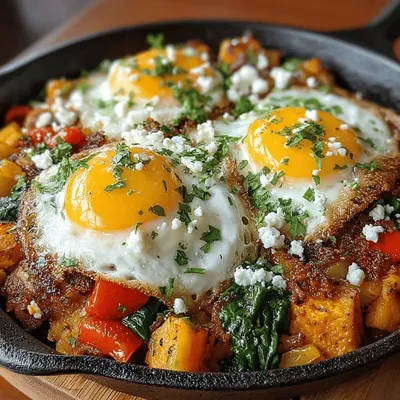 Sweet Potato Sunrise Hash