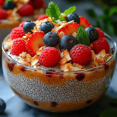 Berry Coconut Chia Pudding: A Deliciously Healthy Dessert